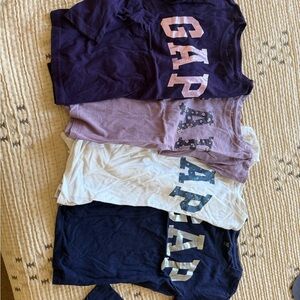 GAP Kids' Long Sleeve Tees - Purple, Lavender, White, Navy